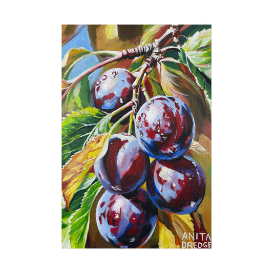 Plum Branch Botanical Poster Print | Art Print for Nature Lovers