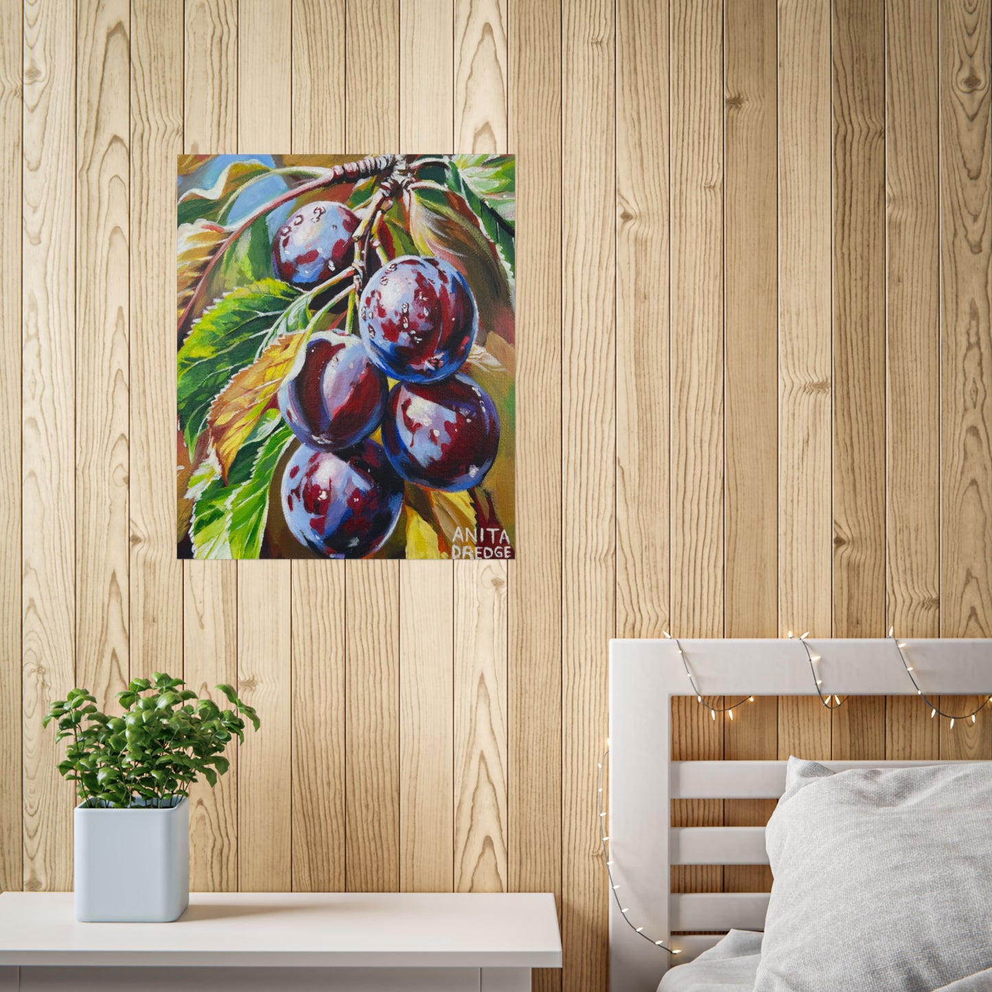 Plum Branch Botanical Poster Print | Art Print for Nature Lovers