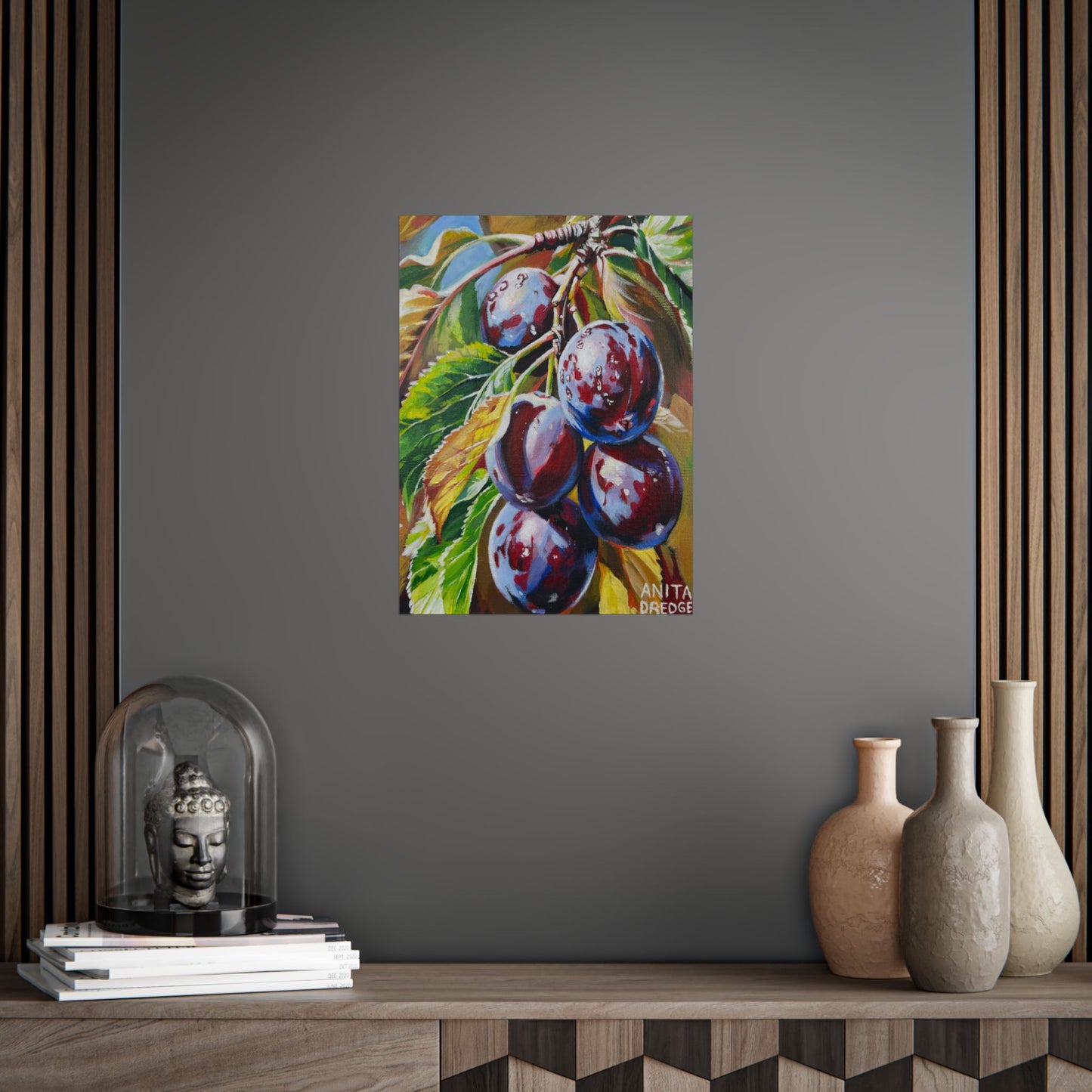 Plum Branch Botanical Poster Print | Art Print for Nature Lovers