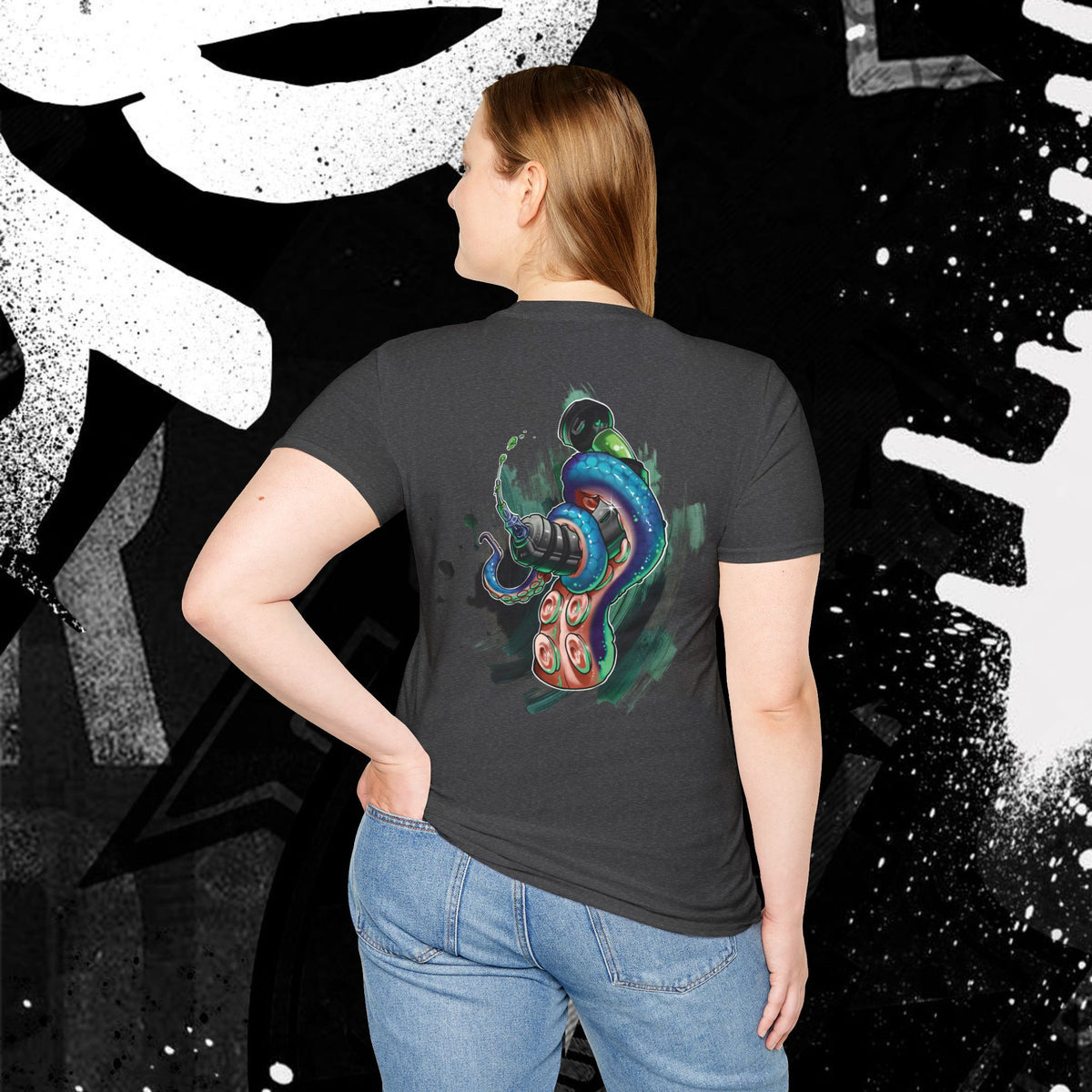 From the deep: Tattoo Edition | Tentacle Graphic Tee