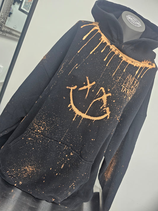 Custom Bleach Hoodie | SMILE