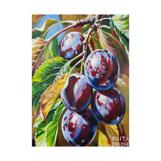 Plum Branch Botanical Poster Print | Art Print for Nature Lovers